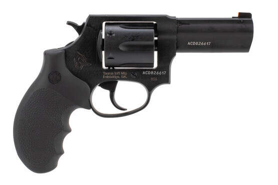 Taurus 856 .38 spl features a special Hogue rubber grip